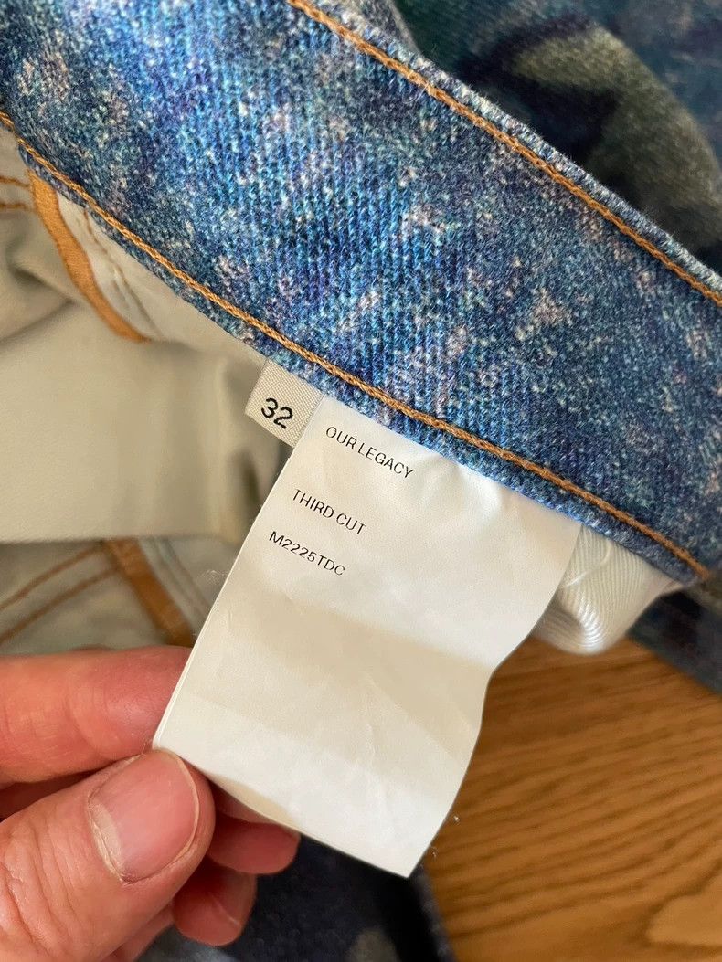 Our Legacy Our Legacy Denim Pants with Unique Print Size US 32 / EU 48 - 3 Thumbnail