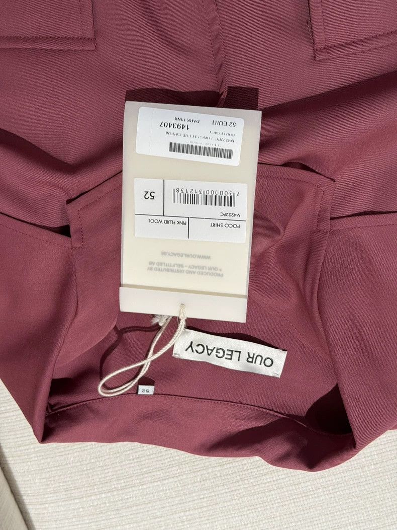Our Legacy Our Legacy Long Sleeve Shirt in Pink Size US M / EU 48-50 / 2 - 5 Thumbnail
