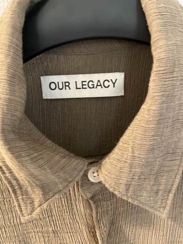 Our Legacy OUR LEGACY INITIAL SHIRT Muck Ruffle Size US M / EU 48-50 / 2 - 9 Thumbnail