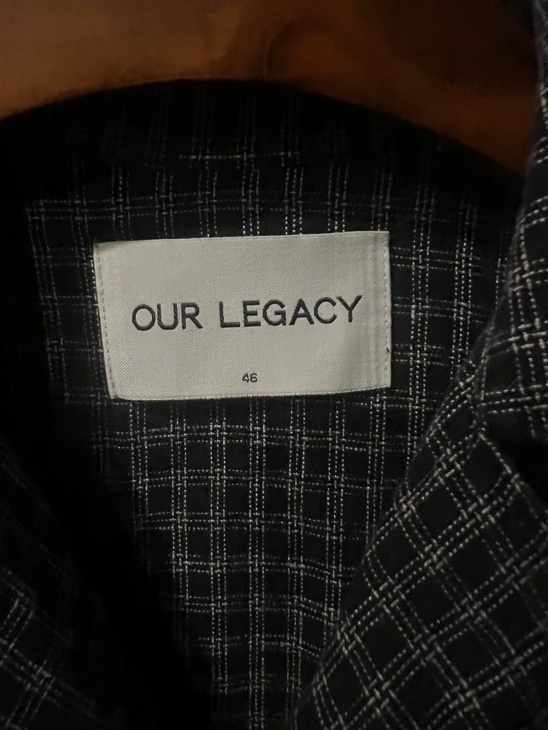 Dark Blue Plaid Shirt Jacket