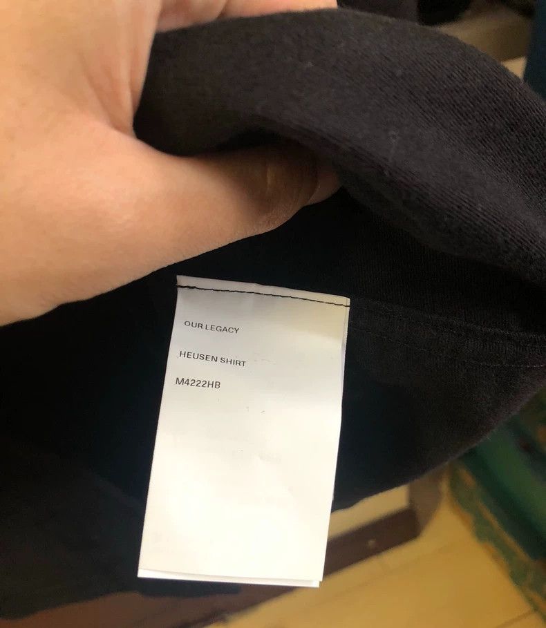 Our Legacy Our Legacy Black Cotton Shirt Jacket Size US M / EU 48-50 / 2 - 3 Thumbnail