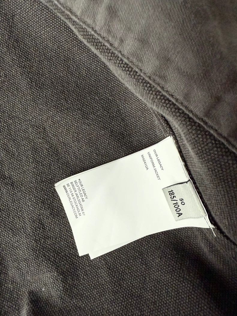 Our Legacy Our Legacy Washed Gray Utility Jacket Size US L / EU 52-54 / 3 - 4 Thumbnail