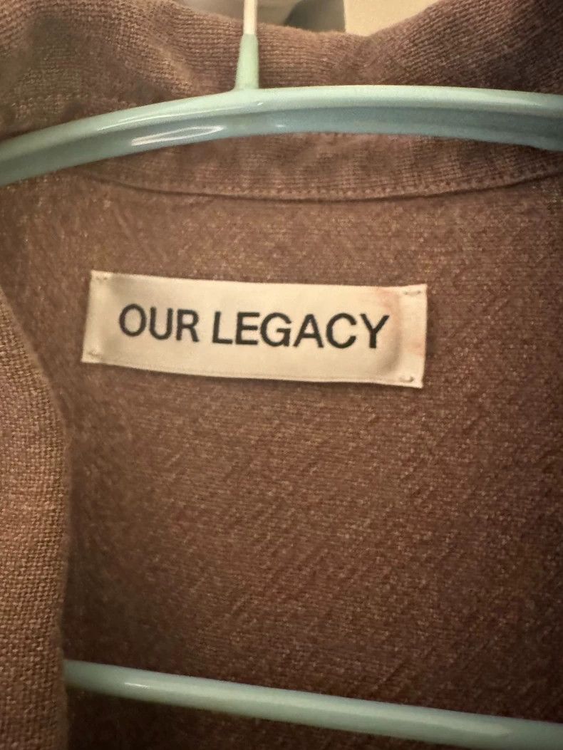 Our Legacy Our Legacy Vintage-Style Cotton-Linen Jacket Size US M / EU 48-50 / 2 - 3 Thumbnail