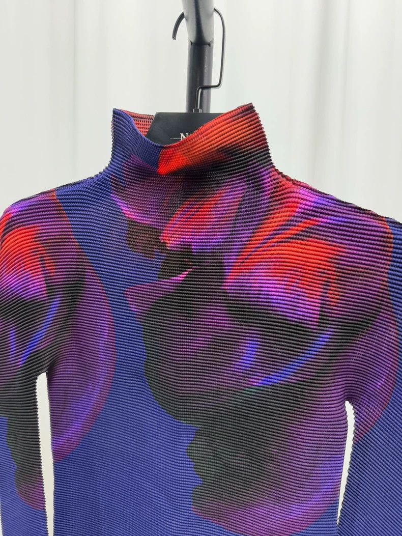 Issey Miyake Issey Miyake Long Sleeve Colorful Top Size US S / EU 44-46 / 1 - 2 Thumbnail