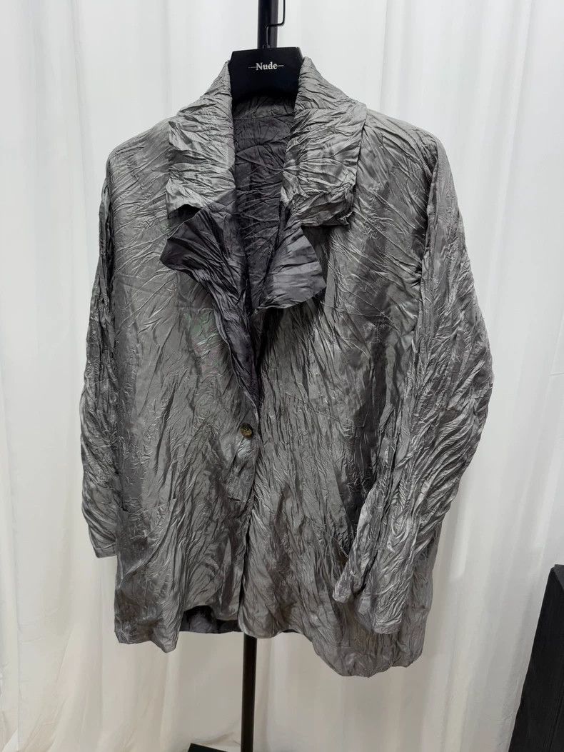 Issey Miyake Issey Miyake Pleated Double-Sided Jacket Size US M / EU 48-50 / 2 - 9 Thumbnail