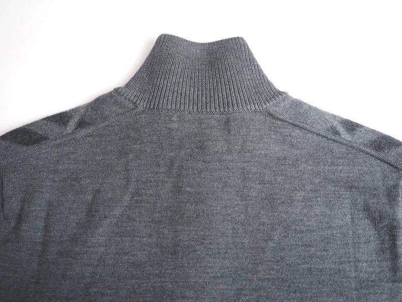 Burberry Burberry Grey Half-Zip Wool Sweater M Size Size US M / EU 48-50 / 2 - 6 Thumbnail