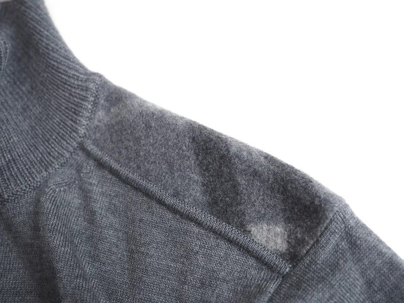 Burberry Burberry Grey Half-Zip Wool Sweater M Size Size US M / EU 48-50 / 2 - 4 Thumbnail