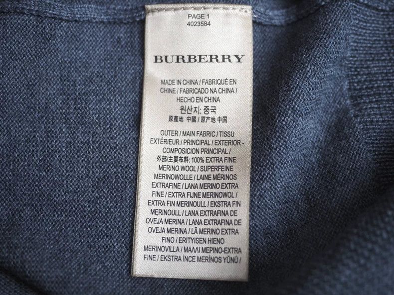 Burberry Burberry Grey Half-Zip Wool Sweater M Size Size US M / EU 48-50 / 2 - 7 Thumbnail