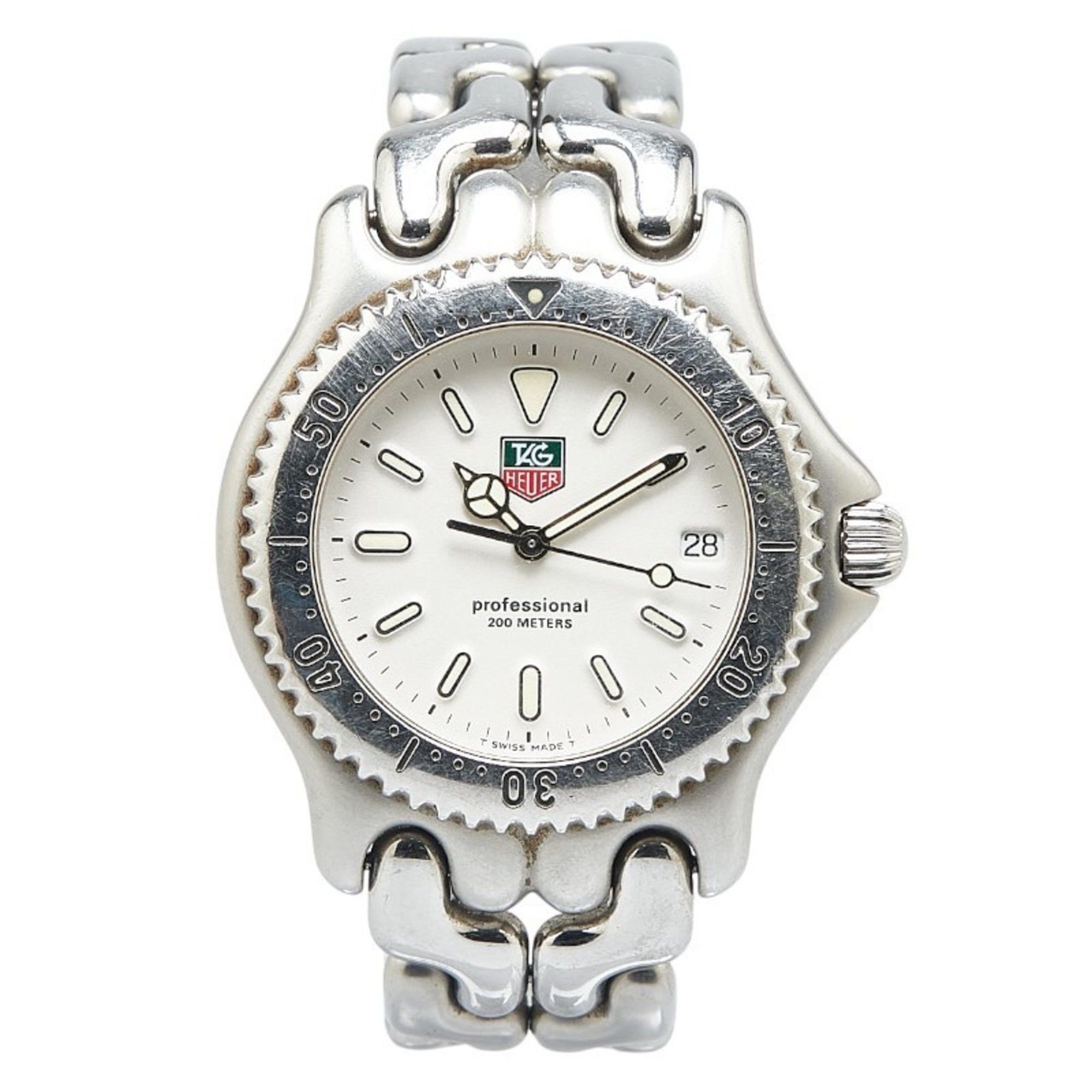 Tag Heuer TAG Heuer Professional Watch S99.006 Quartz White Dial Stainless Steel Men's HEUER Size ONE SIZE - 2 Thumbnail