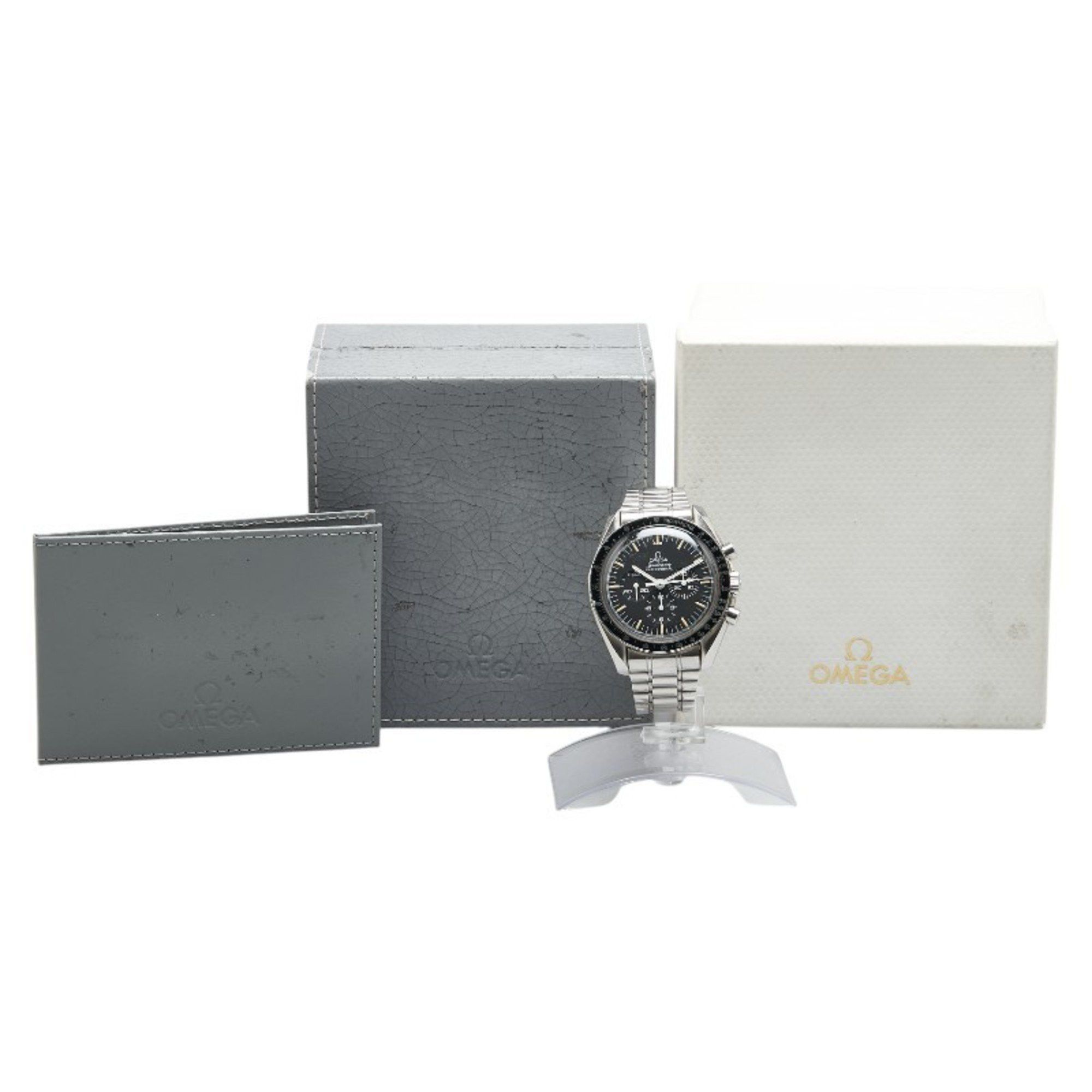 Omega OMEGA Speedmaster Professional Watch ST145.022 3590.50 Manual Winding Black Dial Stainless Steel Men's Size ONE SIZE - 10 Thumbnail