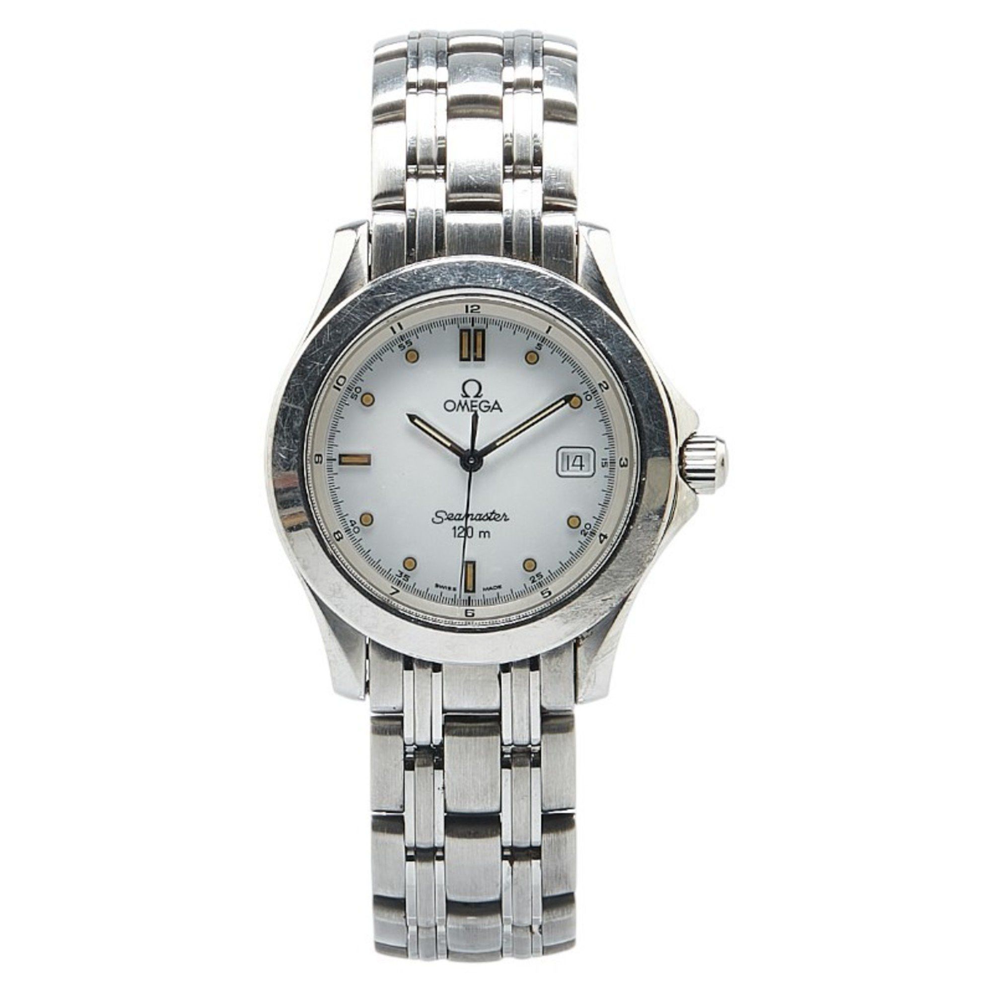 Omega OMEGA Seamaster 120 Watch 2511.20 Quartz White Dial Stainless Steel Men's Size ONE SIZE - 2 Thumbnail
