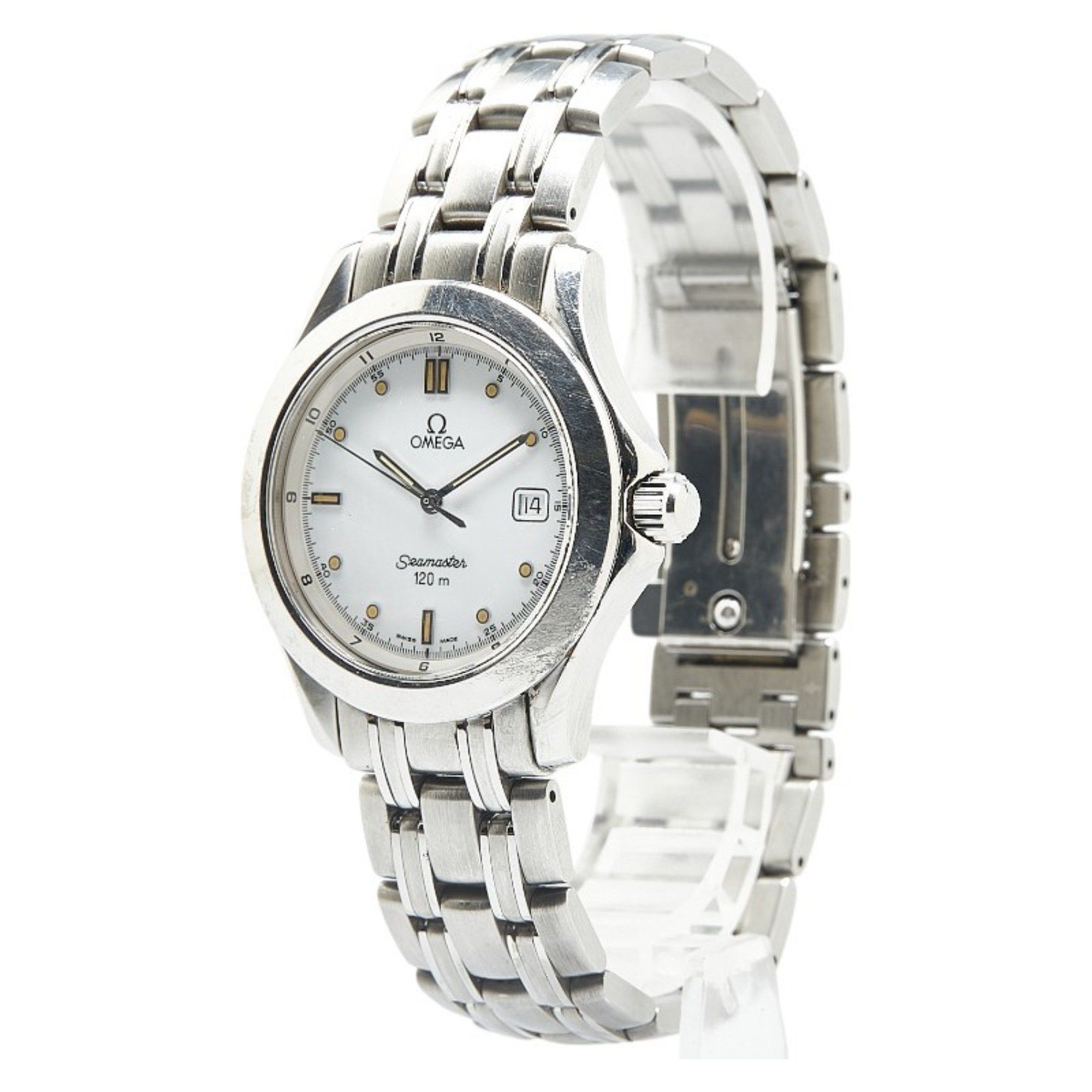 Omega OMEGA Seamaster 120 Watch 2511.20 Quartz White Dial Stainless Steel Men's Size ONE SIZE - 3 Thumbnail