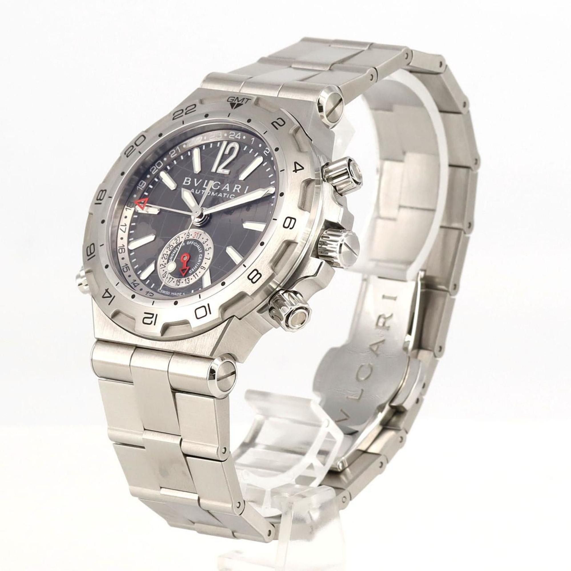 Bvlgari Bvlgari Diagono GMT DP42SGMT DP42C14SSDGMT SS Watch Automatic Size ONE SIZE - 2 Thumbnail