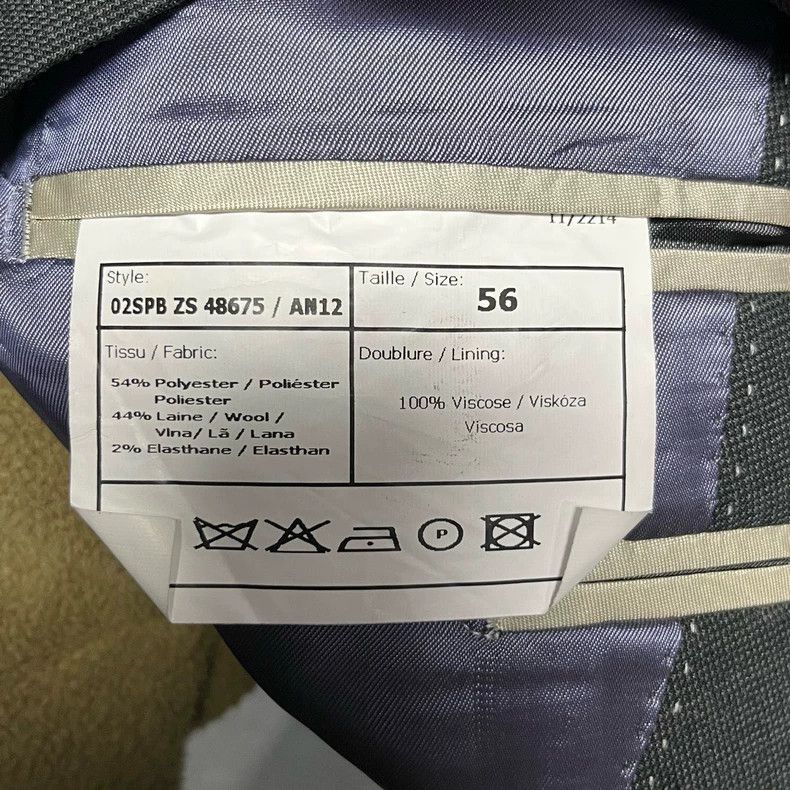 Balmain Balmain Grey Tailored Single-Breasted Blazer Size US XXL / EU 58 / 5 - 3 Thumbnail