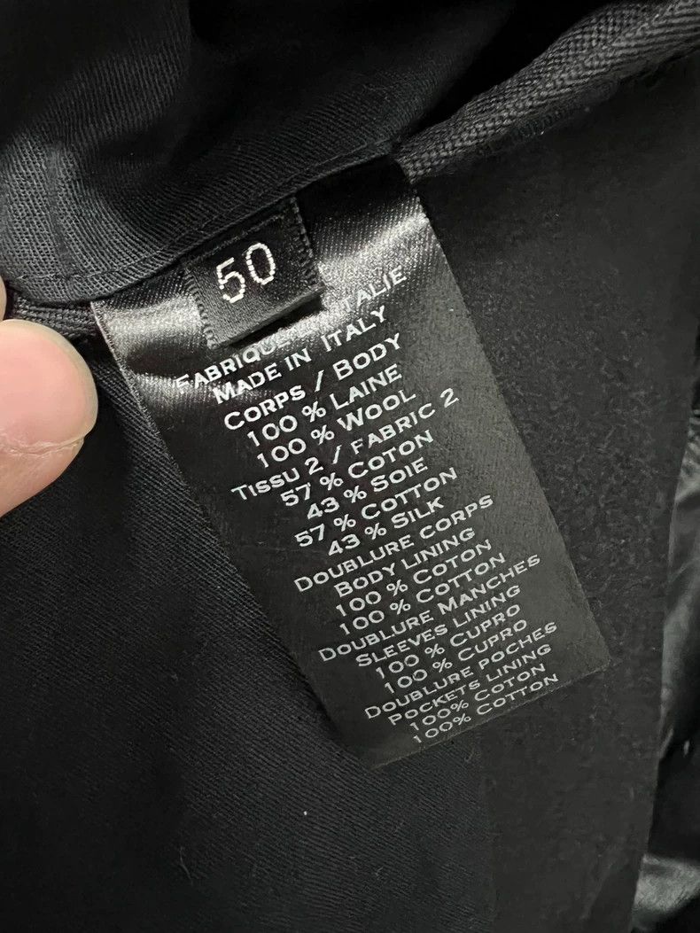 Balmain Balmain Double Breasted Suit Jacket Black Size US XL / EU 56 / 4 - 6 Thumbnail