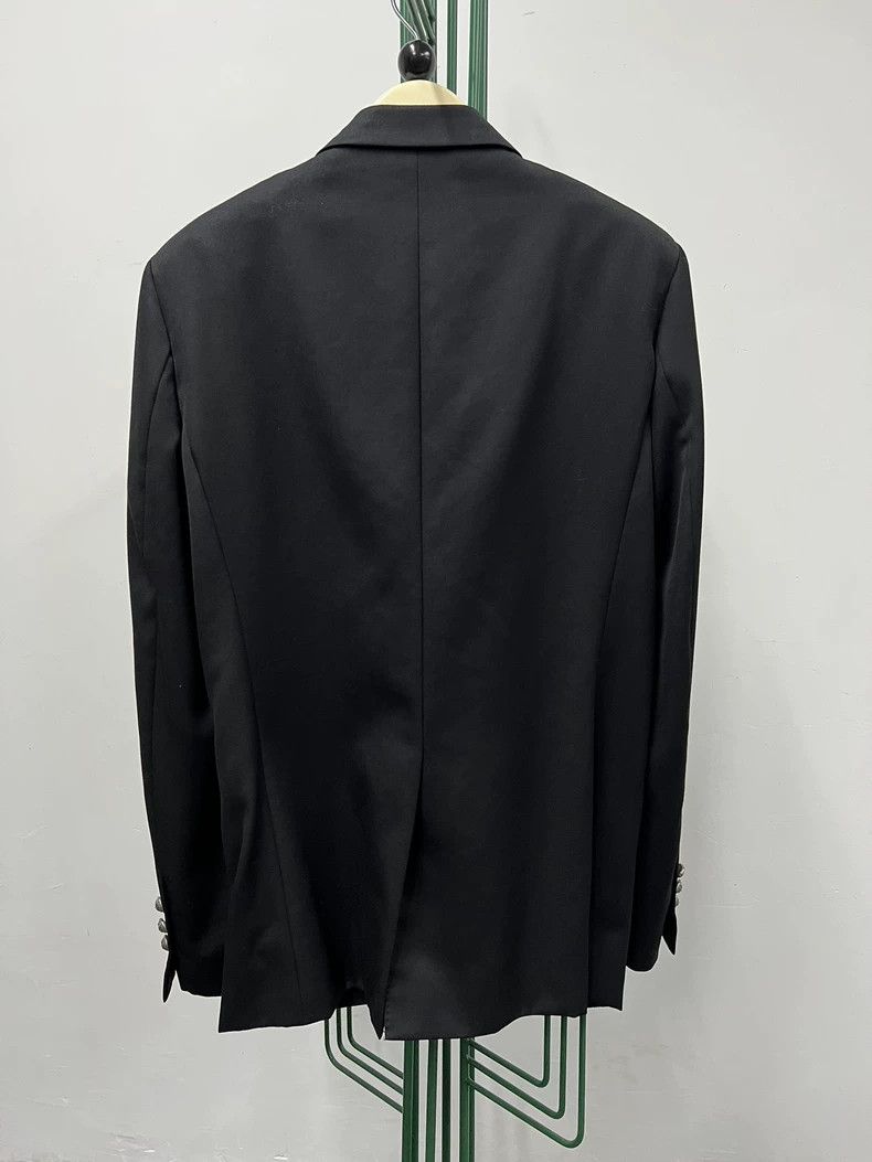 Balmain Balmain Double Breasted Suit Jacket Black Size US XL / EU 56 / 4 - 2 Thumbnail