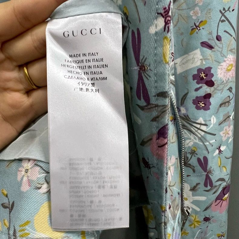 Gucci Gucci Floral Zip-Up Jacket Size US XL / EU 56 / 4 - 4 Thumbnail
