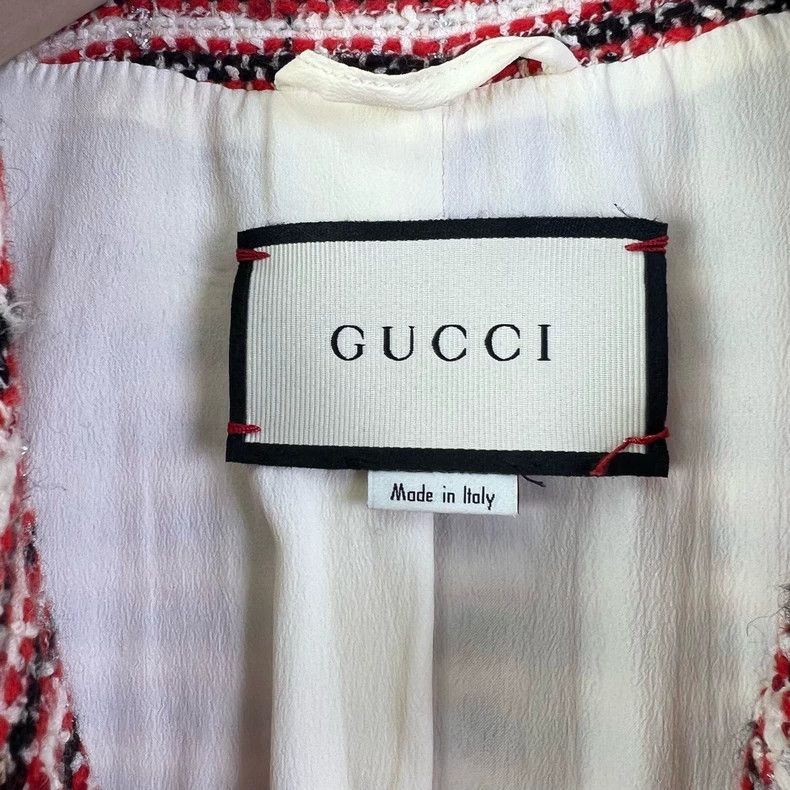 Gucci Gucci Red Striped Classic Jacket Size US L / EU 52-54 / 3 - 2 Thumbnail