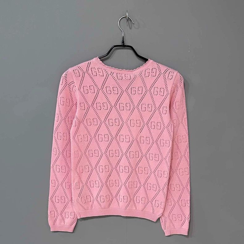 Gucci Pink Knit Sweater by Gucci Size US M / EU 48-50 / 2 - 3 Thumbnail