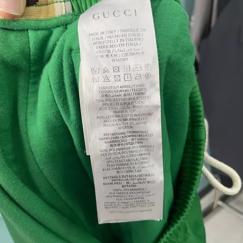 Gucci Gucci Classic Green Reflective Sweatpants Size US 30 / EU 46 - 4 Thumbnail
