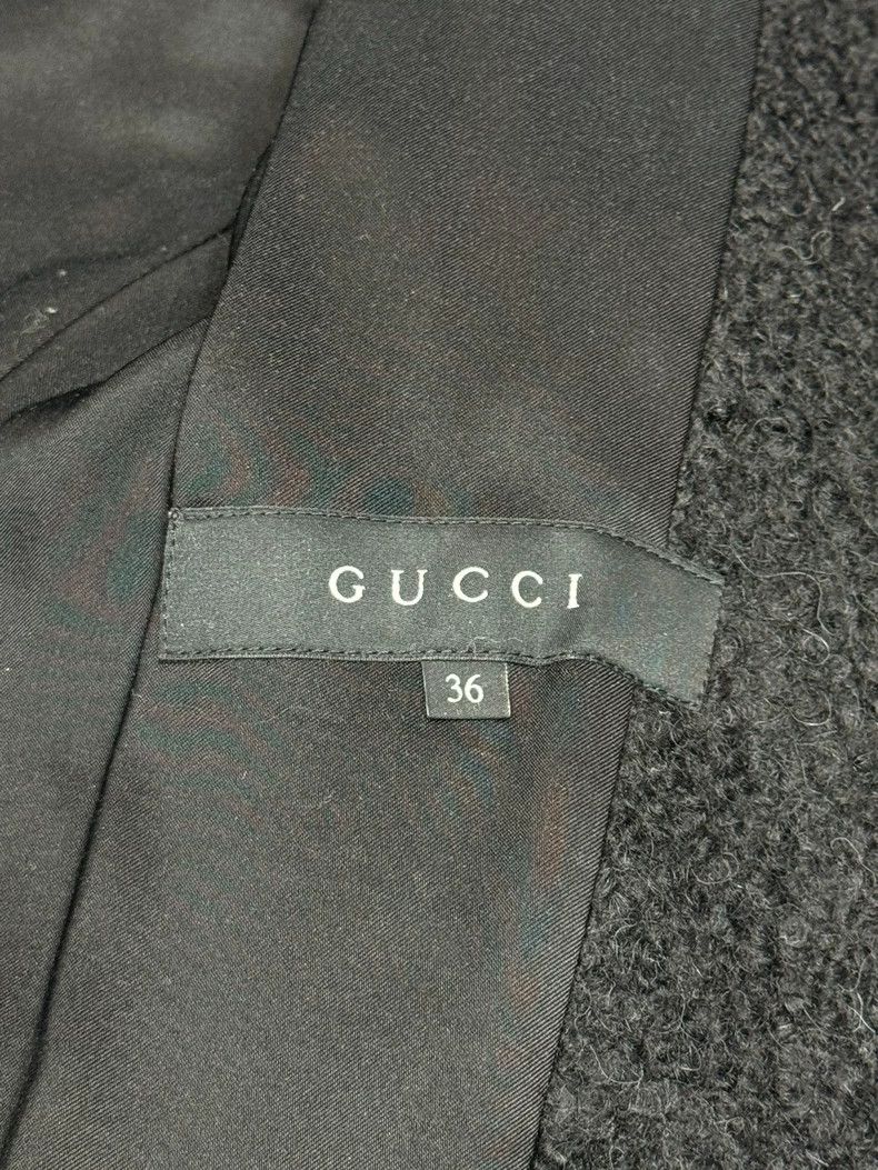 Gucci Black Alpaca Wool Coat by Gucci Size US M / EU 48-50 / 2 - 7 Thumbnail