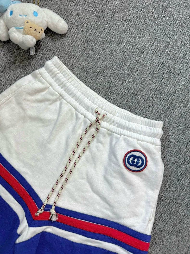Gucci Gucci White Striped Casual Shorts Size US 30 / EU 46 - 2 Thumbnail