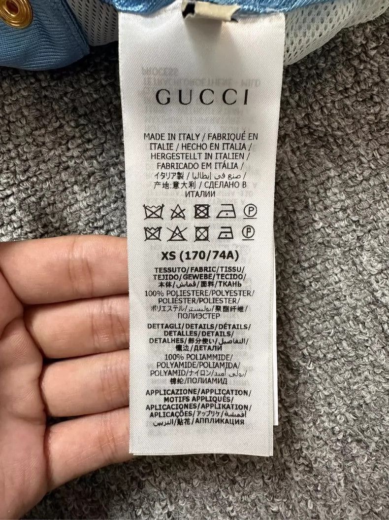 Gucci Gucci Silk Drawstring Sports Pants in Blue Size US 26 / EU 42 - 5 Thumbnail