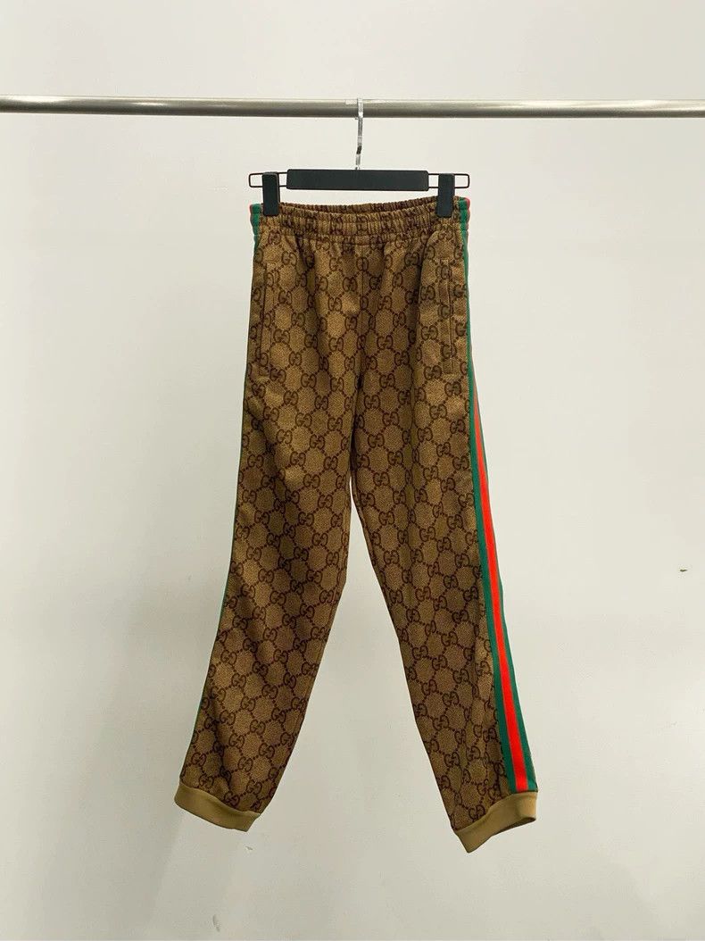 Gucci Gucci Brown Red Green Stripe Pants Size US 26 / EU 42 - 2 Thumbnail