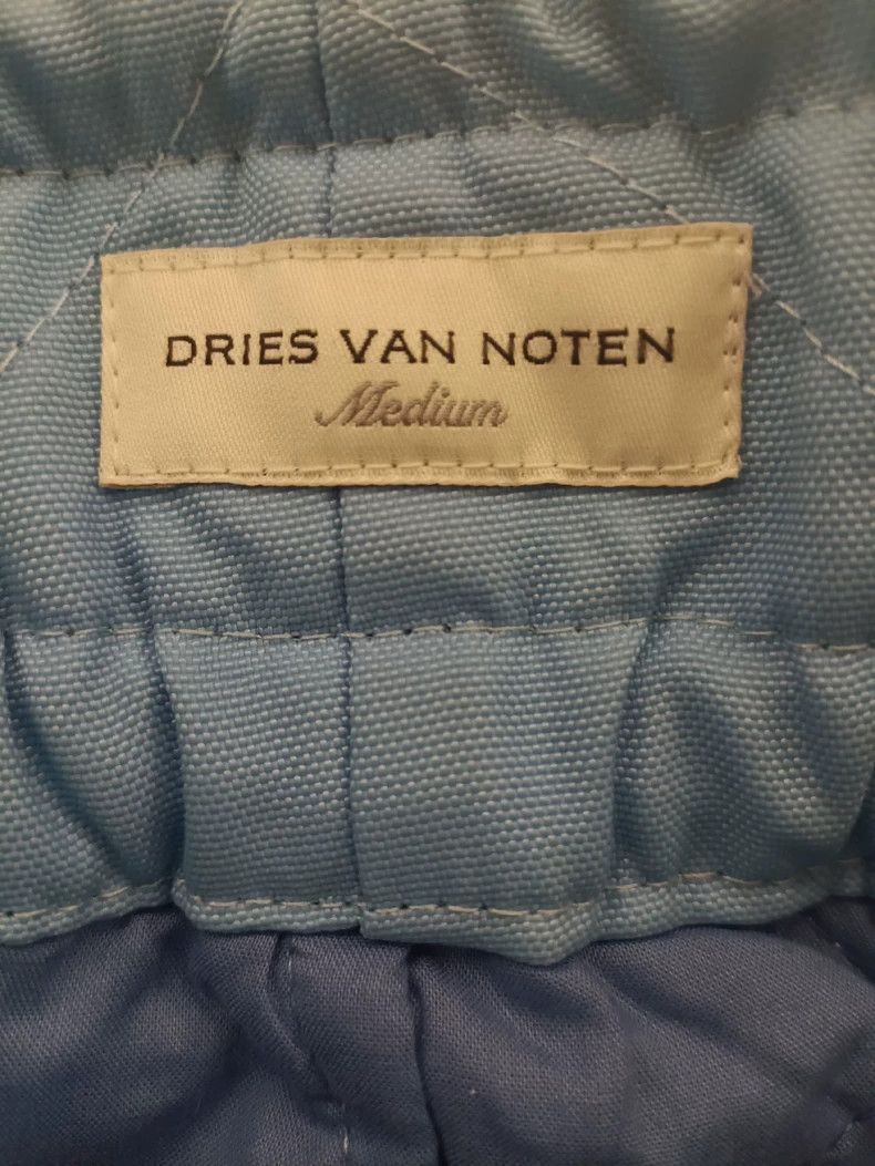 Dries Van Noten Stylish Blue Quilted Long Pants Size US 34 / EU 50 - 3 Thumbnail