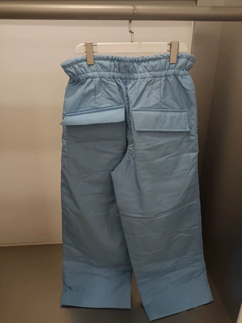 Dries Van Noten Stylish Blue Quilted Long Pants Size US 34 / EU 50 - 2 Thumbnail