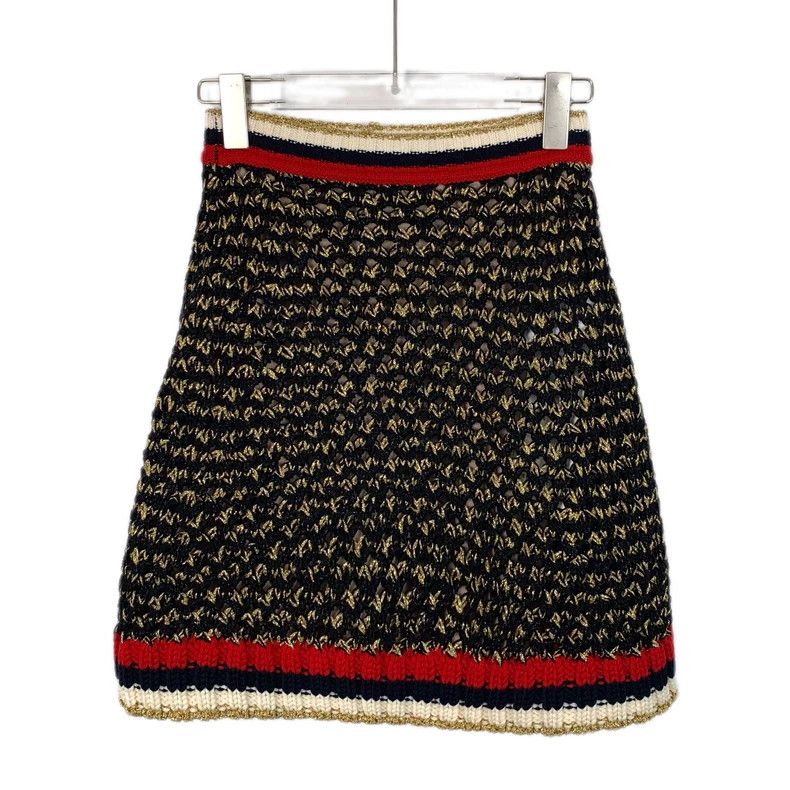 Gucci Gucci Colorful Knit Short Skirt Size US 26 / EU 42 - 2 Thumbnail