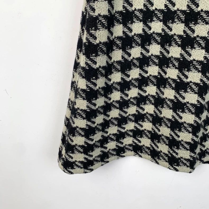 Gucci Gucci Colorful Houndstooth Cashmere Skirt Size 22" - 4 Thumbnail