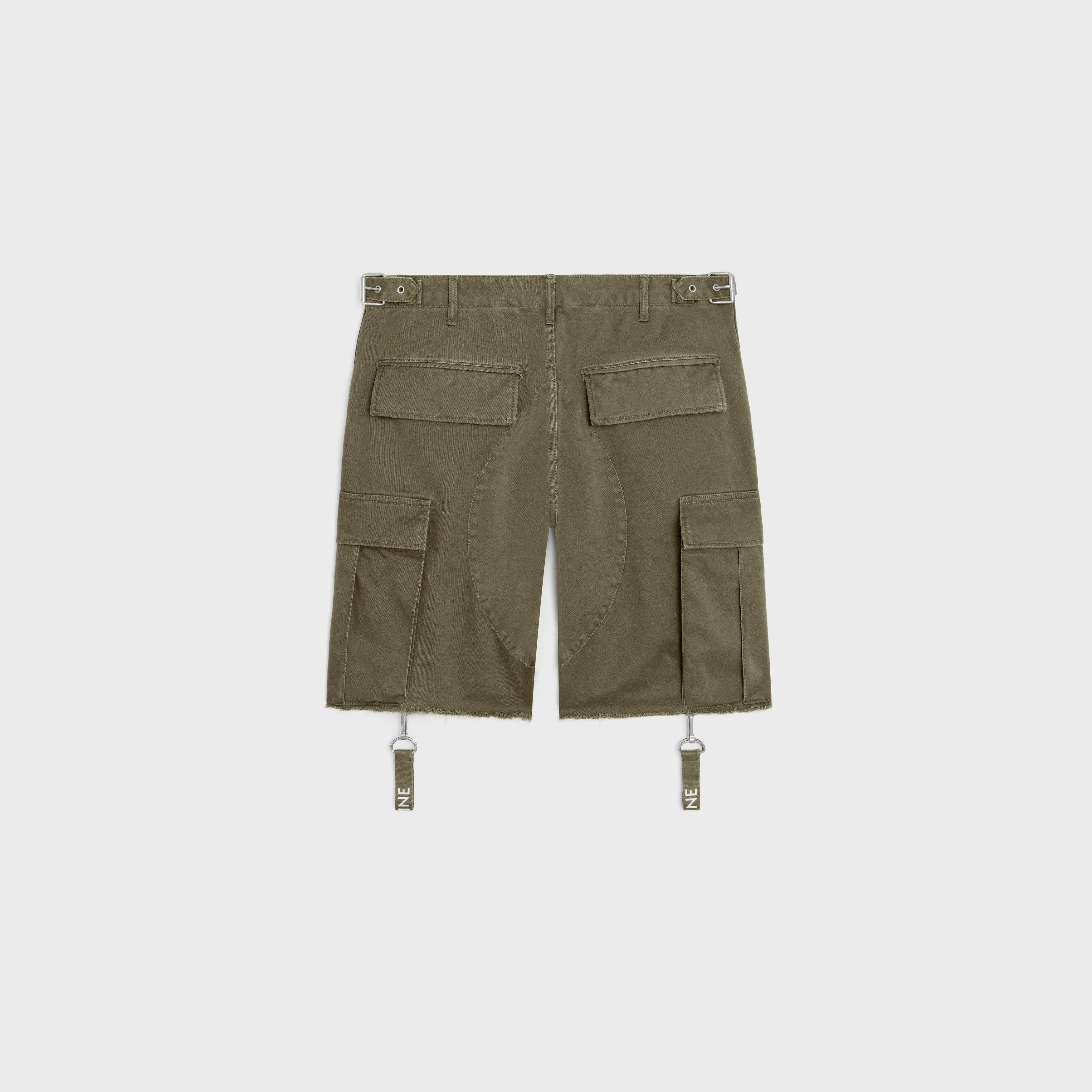 Celine Shorts with Celine Straps in Cotton Size US 31 - 2 Thumbnail