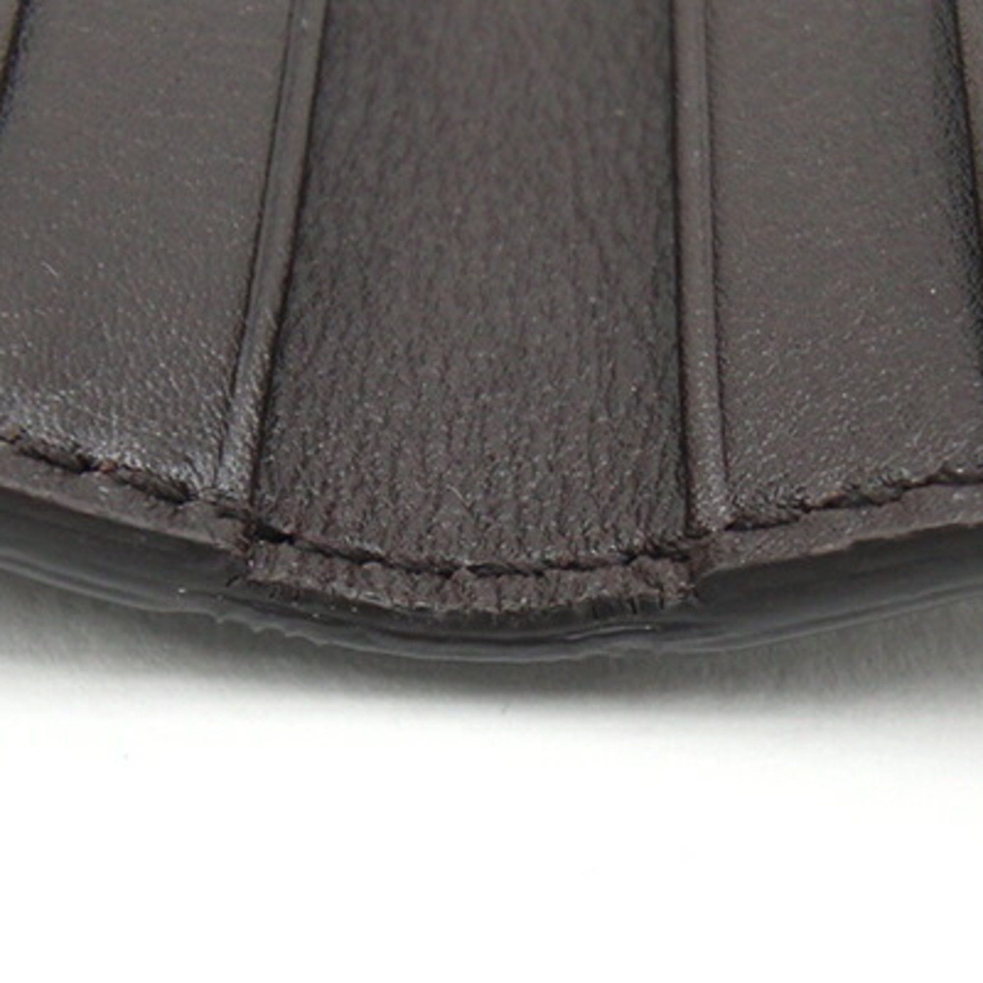 Gucci Gucci Card Case Micro Guccissima 352365 Dark Brown Leather Pass Business Holder Commuter Men's GUCCI Size ONE SIZE - 4 Thumbnail