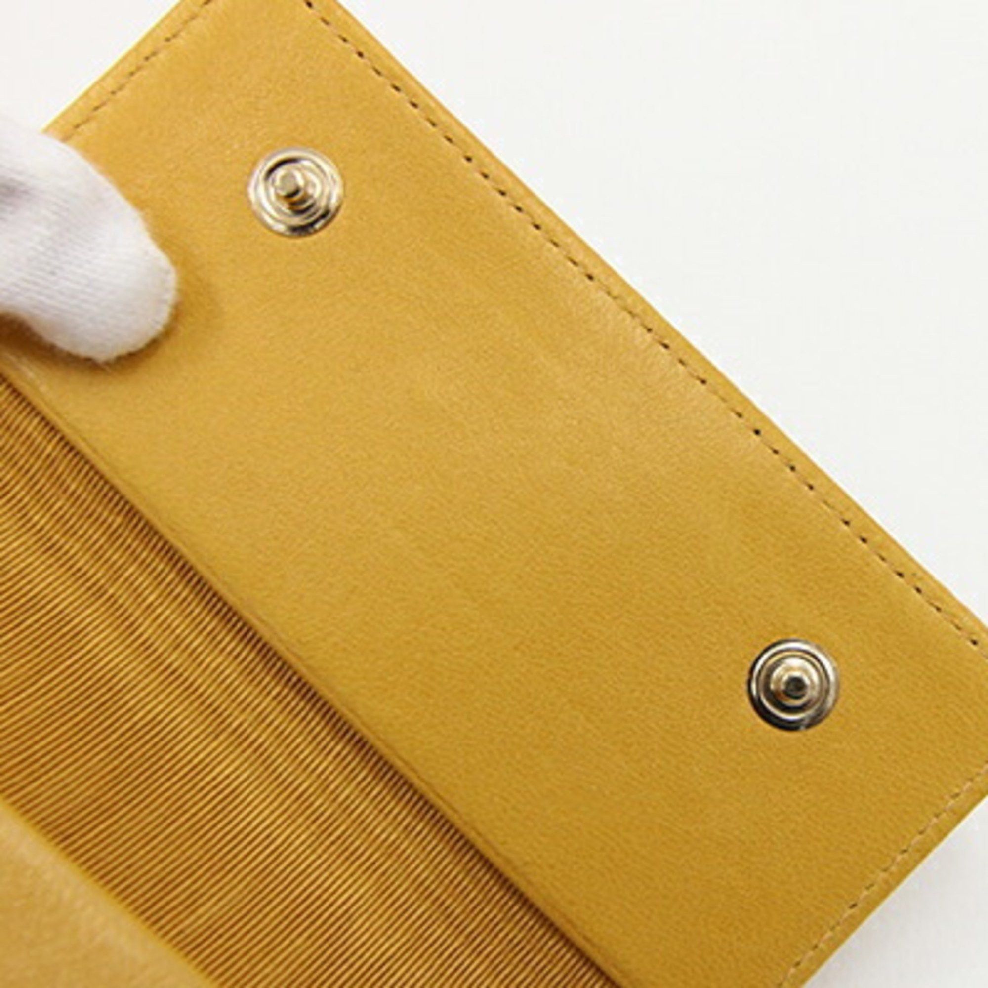 Chanel Chanel 6-ring key case with Coco Mark A13502 Yellow Caviar skin Keys Women's CHANEL Size ONE SIZE - 5 Thumbnail