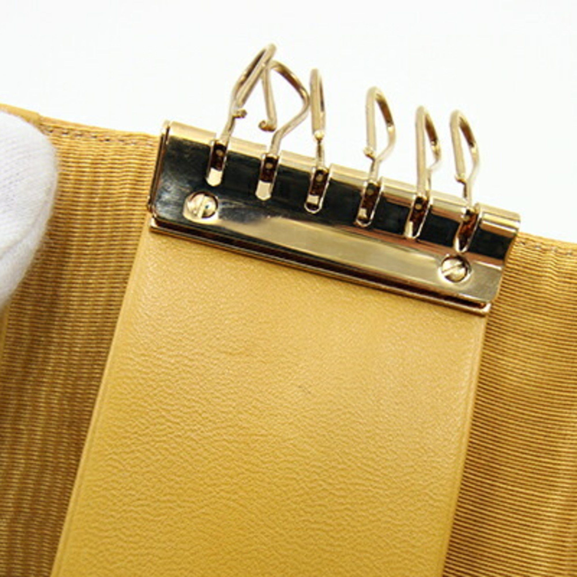 Chanel Chanel 6-ring key case with Coco Mark A13502 Yellow Caviar skin Keys Women's CHANEL Size ONE SIZE - 4 Thumbnail