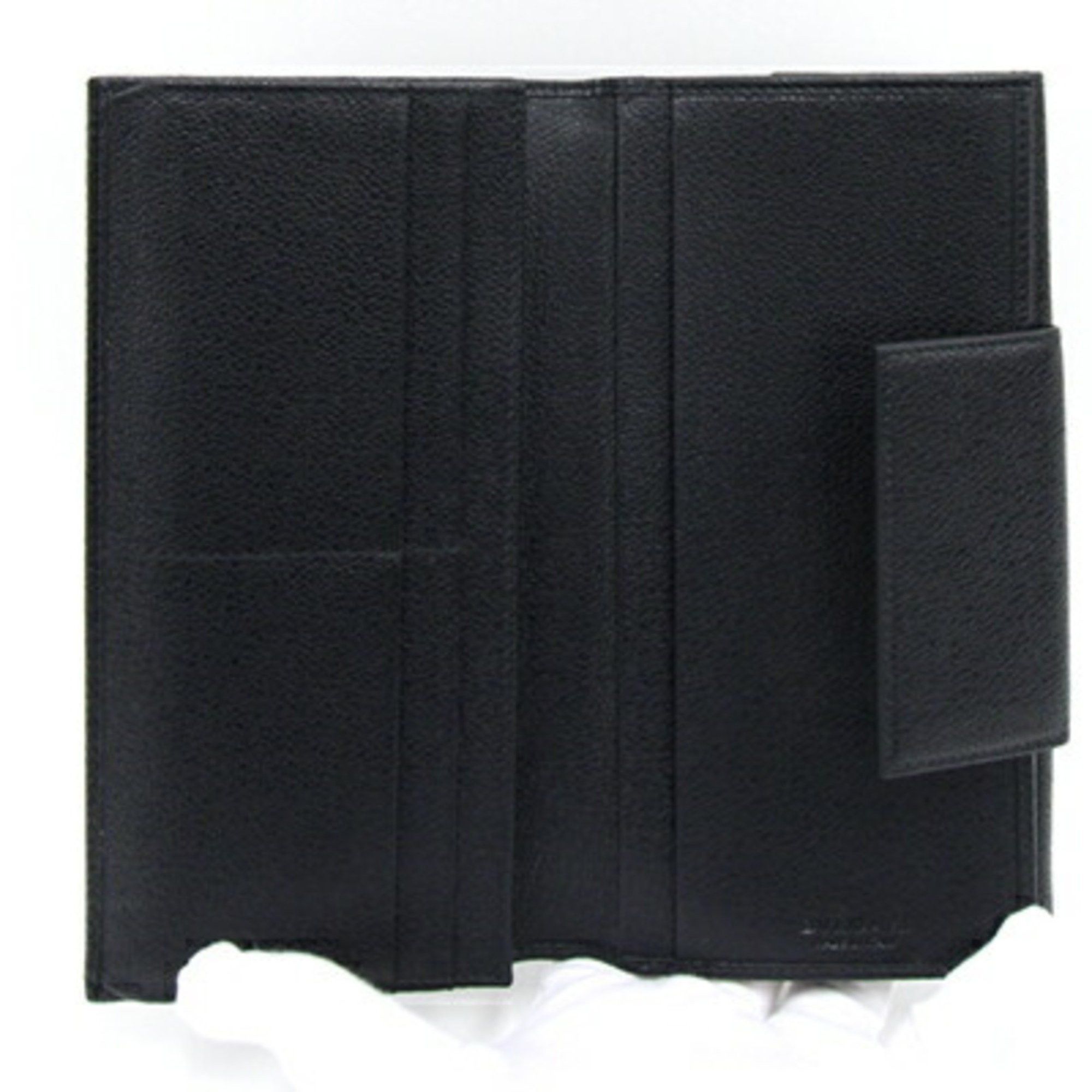 Bvlgari BVLGARI W Long Wallet Millerige 25556 Black Leather Coated Canvas Tri-fold Men's Double Opening Size ONE SIZE - 3 Thumbnail