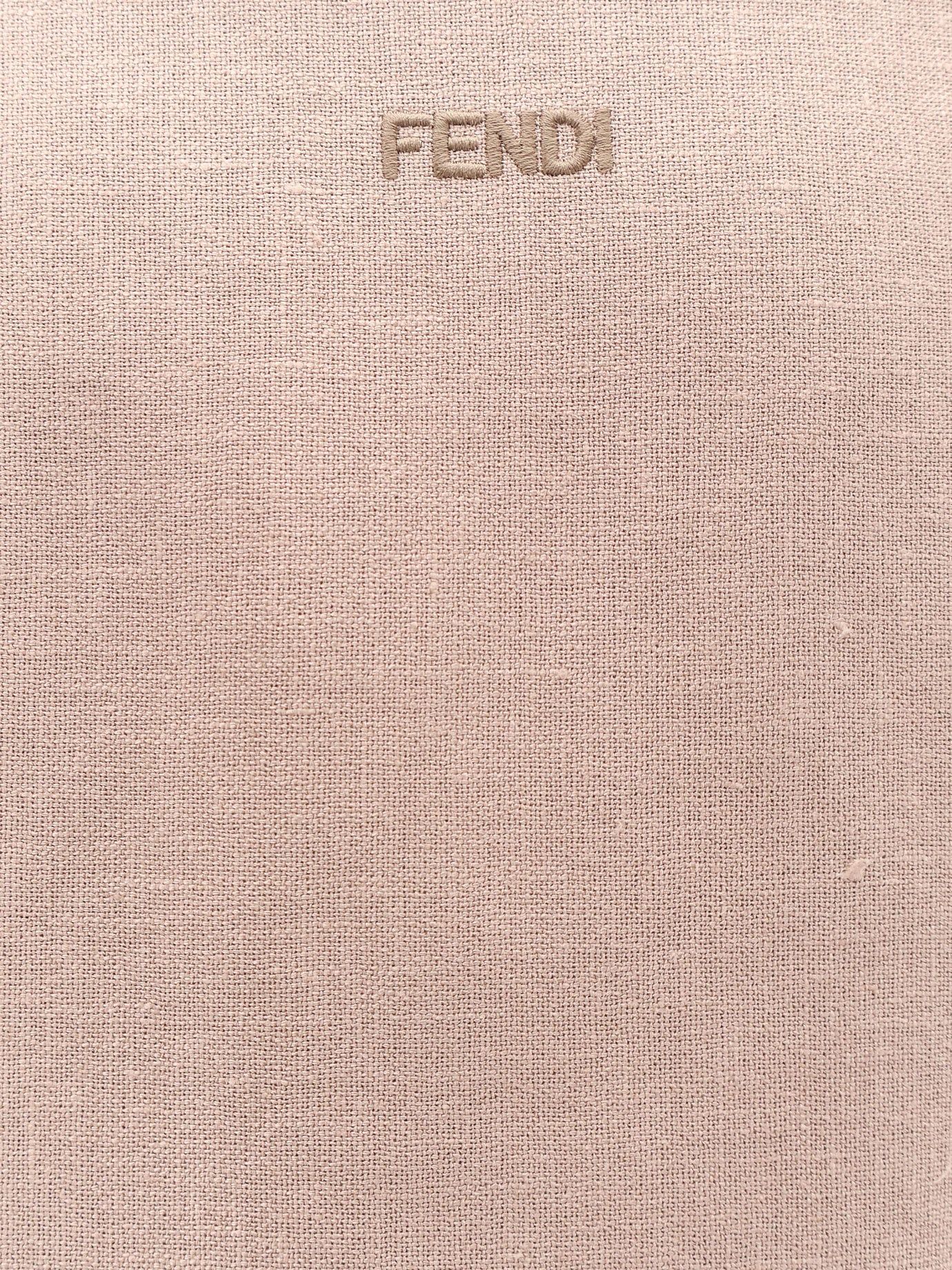 Fendi Linen Skirt With Side Zip And Slit | Grailed