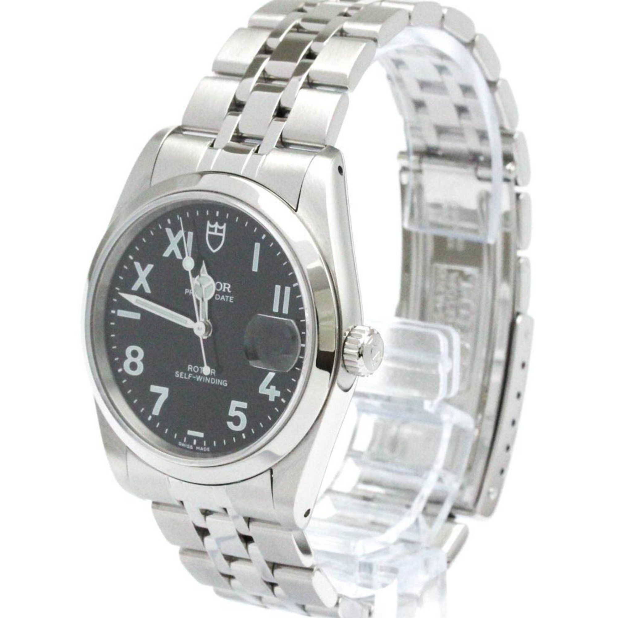 Tudor Polished TUDOR Prince Oyster Date Steel Automatic Mens Watch 74000N BF580936 Size ONE SIZE - 2 Thumbnail