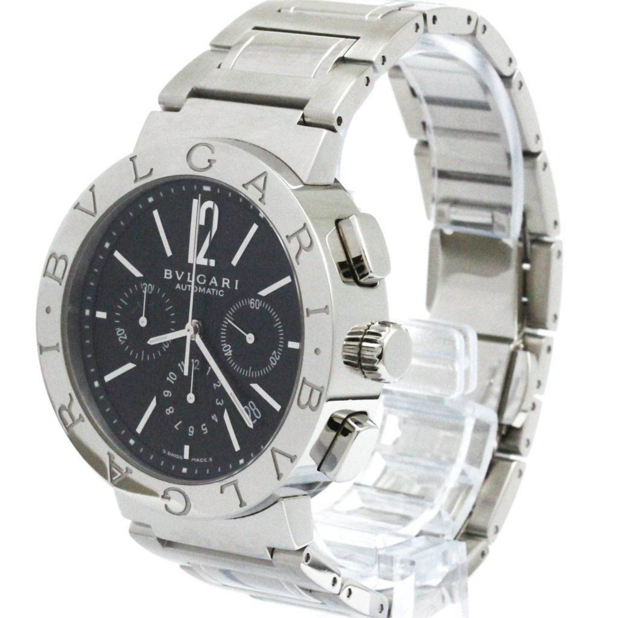 Bvlgari Polished BVLGARI BVLGARI-BVLGARI Chronograph Automatic Watch BB42SSCH BF580420 Size ONE SIZE - 2 Thumbnail