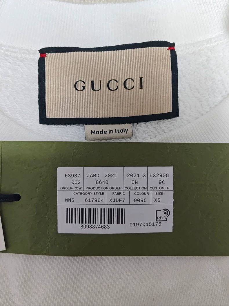 Gucci Gucci Star Print Pullover Sweatshirt Size US XS / EU 42 / 0 - 4 Thumbnail