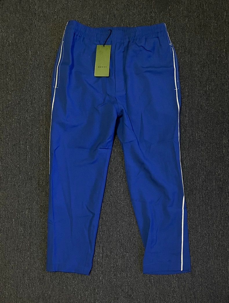 Gucci Blue Casual Wool Blend Pants Size US 31 - 3 Thumbnail