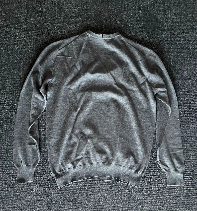 Dior Dior Grey Wool Sweater with V-Neck Size US L / EU 52-54 / 3 - 2 Thumbnail