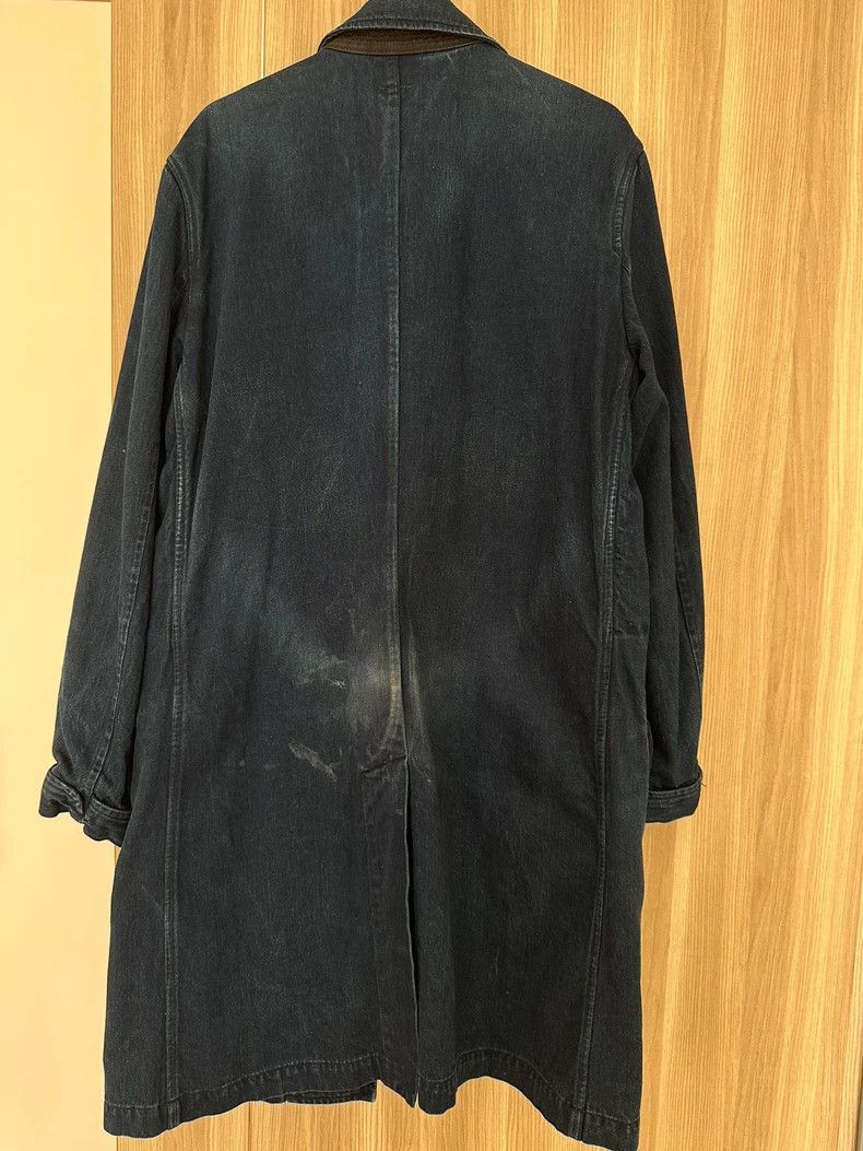 Kapital Vintage Denim Coat with Ethnic Lining Size US L / EU 52-54 / 3 - 2 Thumbnail
