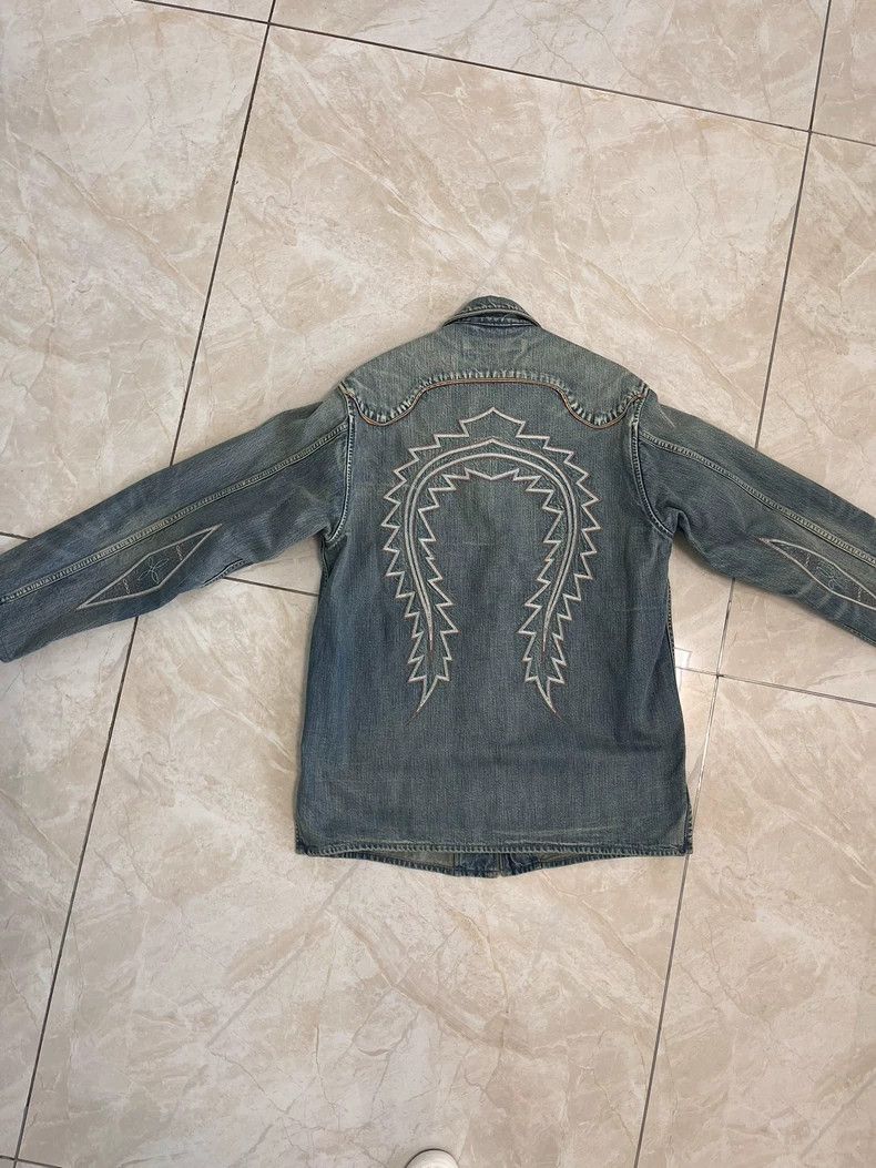 Kapital Kapital Denim Jacket with Back Print Size US M / EU 48-50 / 2 - 2 Thumbnail