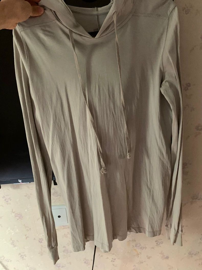 Rick Owens Rick Owens Hooded Sweatshirt in Sea Salt Green Size US M / EU 48-50 / 2 - 2 Thumbnail