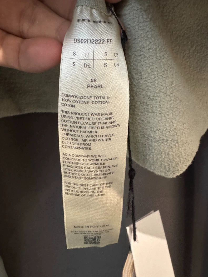 Rick Owens Rick Owens Drkshdw Gray Cropped Hoodie Size US S / EU 44-46 / 1 - 4 Thumbnail