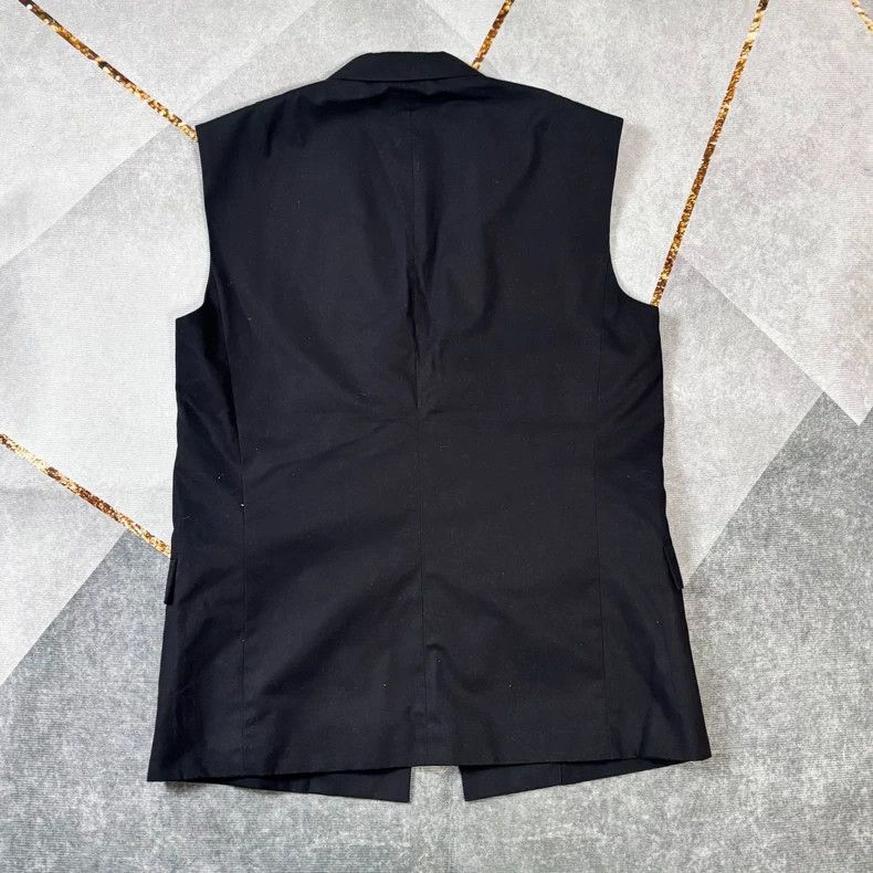 Raf Simons Raf Simons Black Sleeveless Suit Jacket Size US XL / EU 56 / 4 - 2 Thumbnail