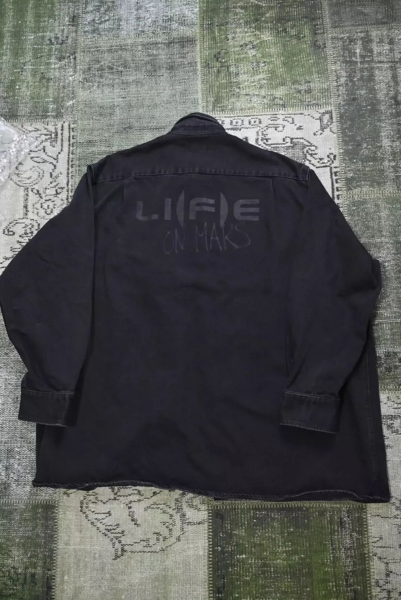 Raf Simons Black Big Fit Denim Shirt Size US M / EU 48-50 / 2 - 2 Thumbnail