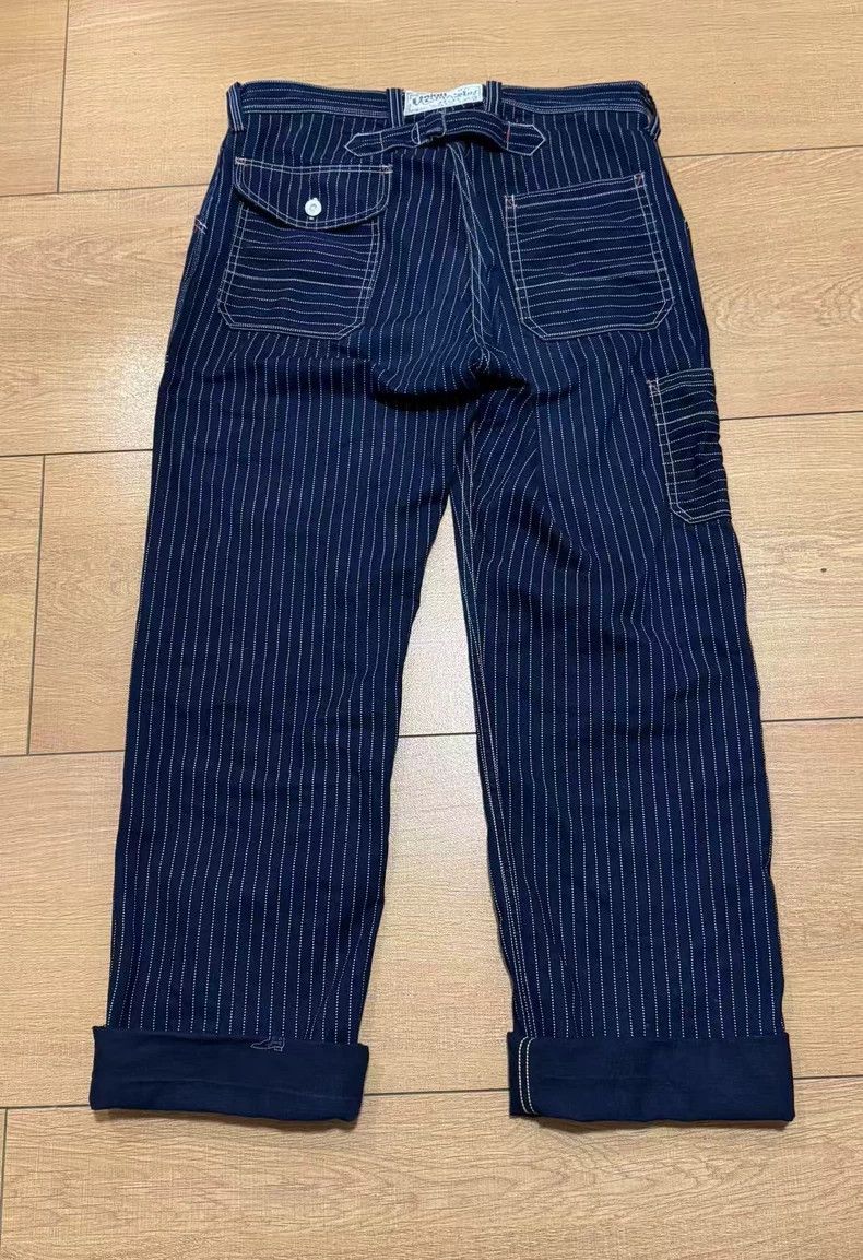 Freewheelers Freewheelers Longshoreman Striped Work Pants Size US 32 / EU 48 - 3 Thumbnail
